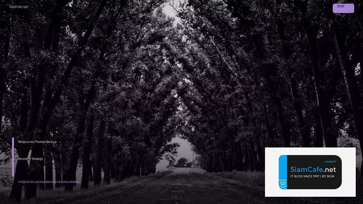 Midjourney Prompt Backup Recovery Strategy | SiamCafe Blog