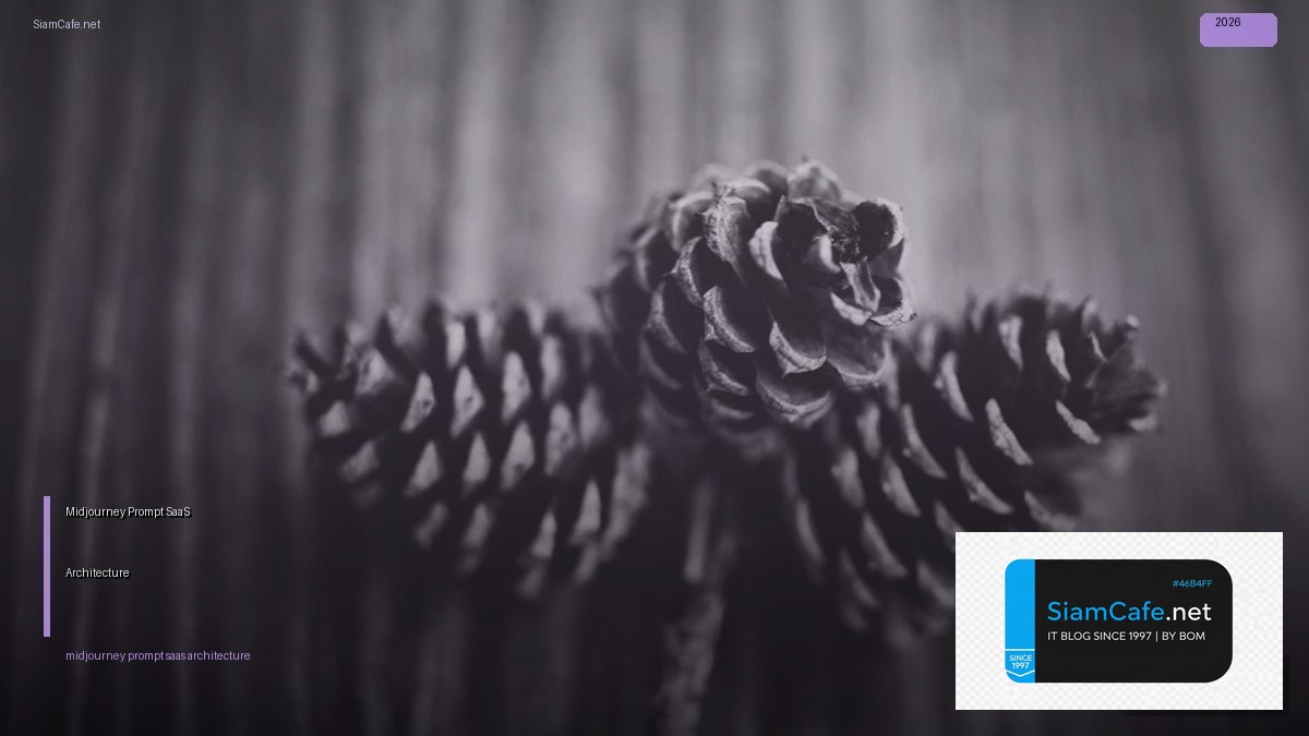 midjourney prompt saas architecture