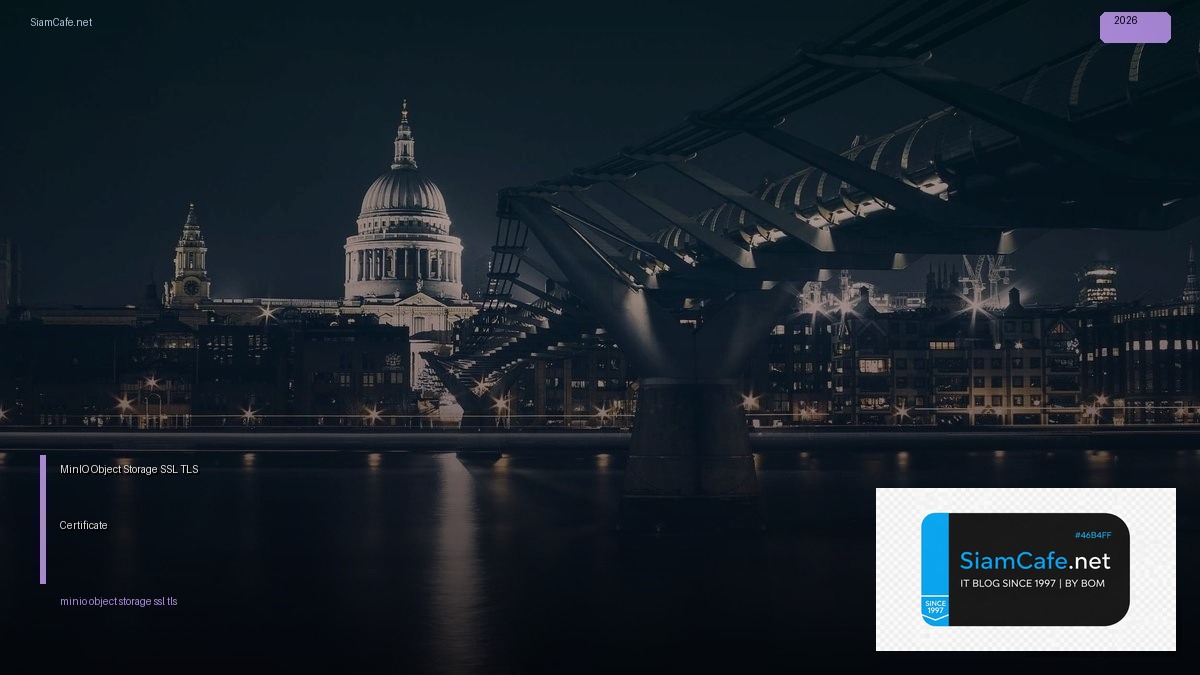 minio object storage ssl tls certificate