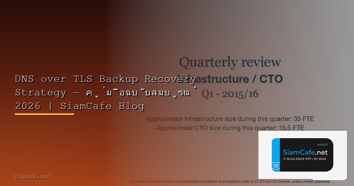 Model Registry Backup Recovery Strategy — วิธีตั้งค่าและใช้งานจริงพร้อมตัวอย่าง