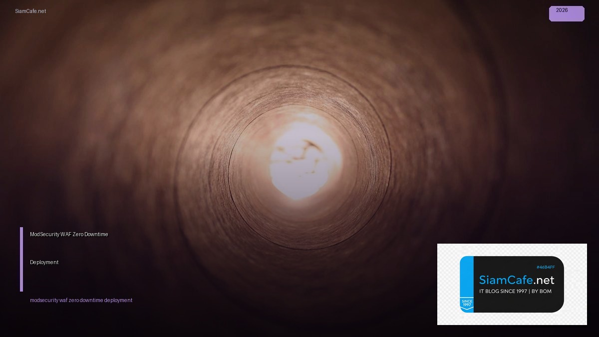 modsecurity waf zero downtime deployment