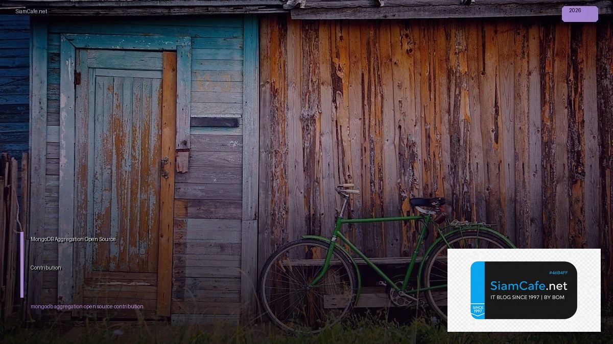 mongodb aggregation open source contribution