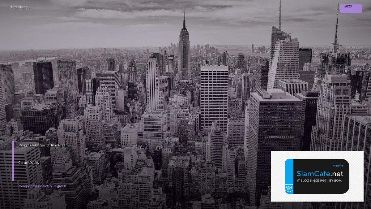 mongodb atlas search blue green canary deploy