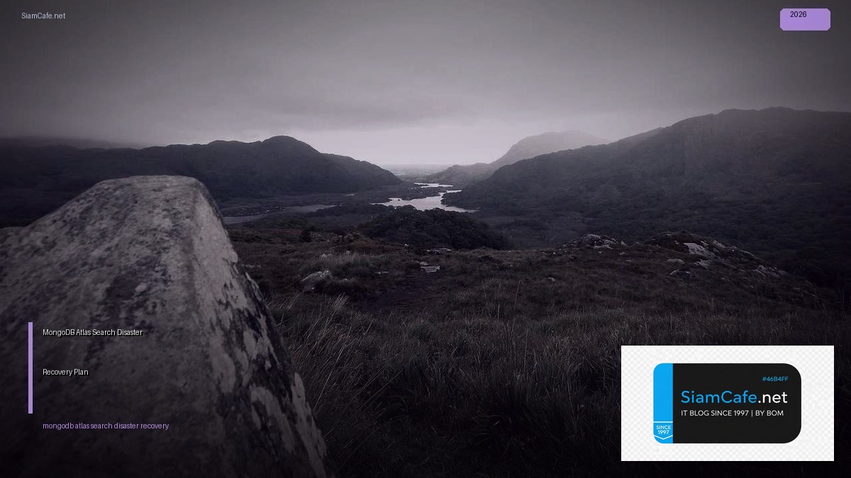 mongodb atlas search disaster recovery plan