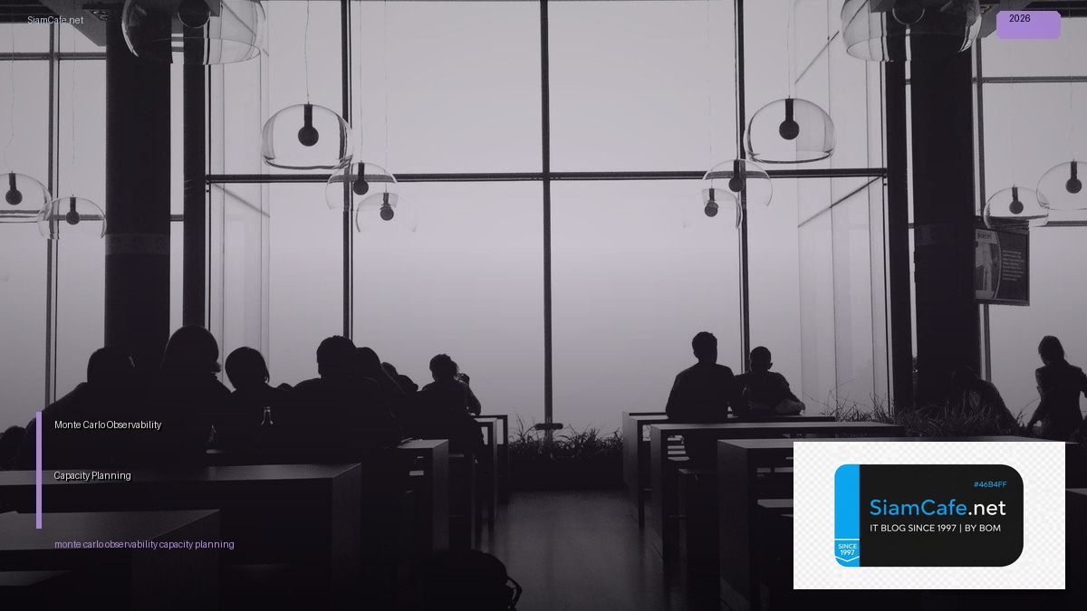 Monte Carlo Observability Capacity Planning — คู่มือฉบับสมบูรณ์ 2026 | SiamCafe Blog