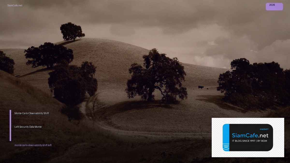 Monte Carlo Observability Shift Left Security — ตรวจจับปัญหา Data ด้วย Monte Carlo | SiamCafe Blog