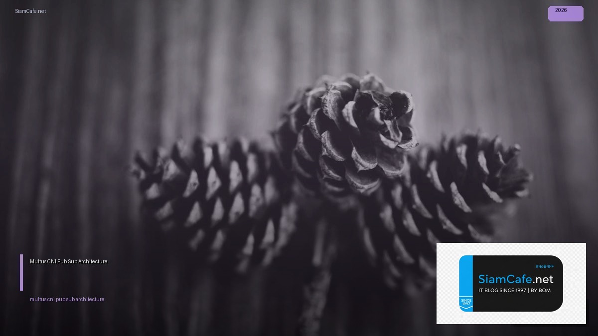 multus cni pub sub architecture