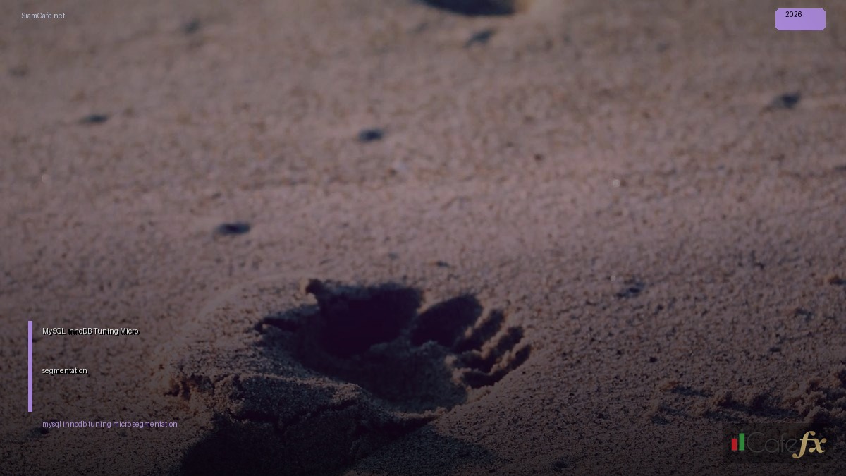 MySQL InnoDB Tuning Micro-segmentation — คู่มือฉบับสมบูรณ์ 2026 | SiamCafe Blog