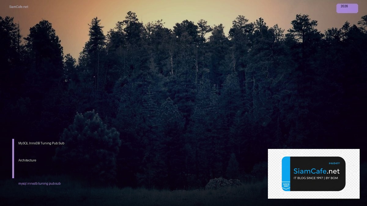 mysql innodb tuning pub sub architecture