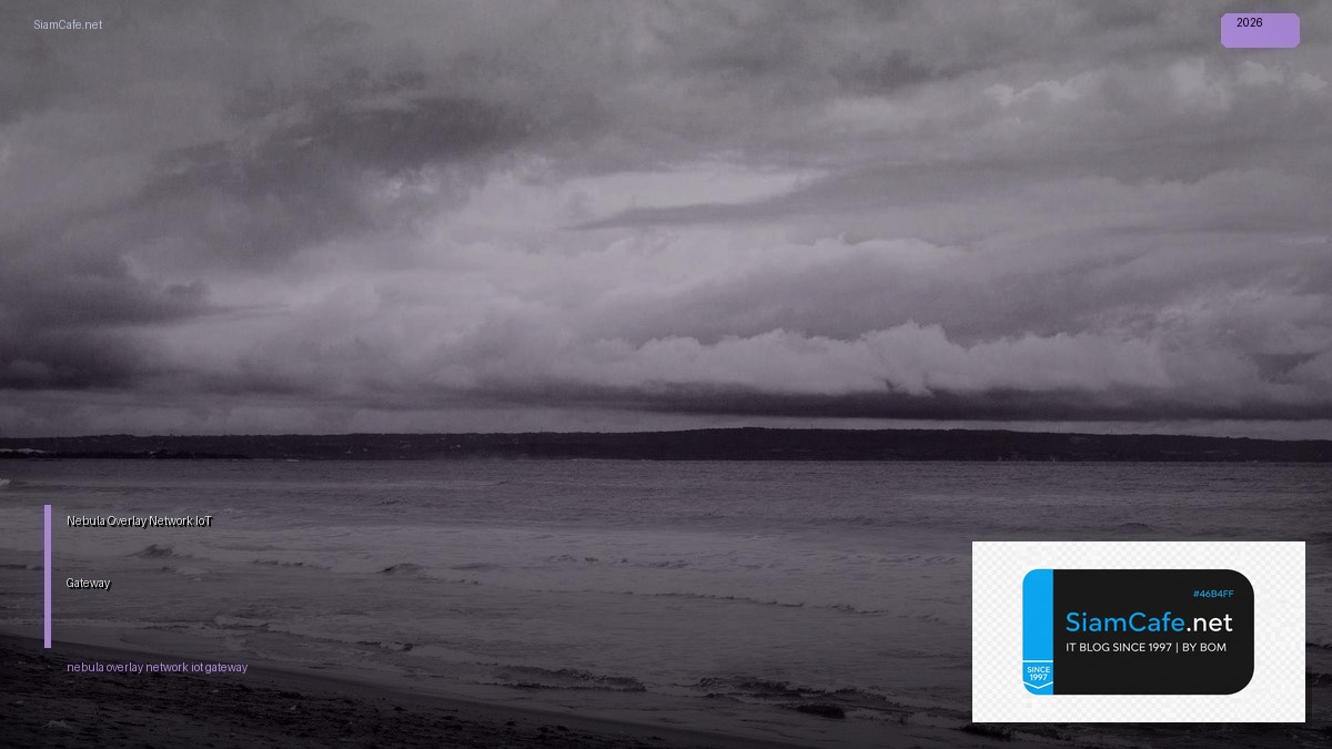 Nebula Overlay Network IoT Gateway — คู่มือฉบับสมบูรณ์ 2026 | SiamCafe Blog