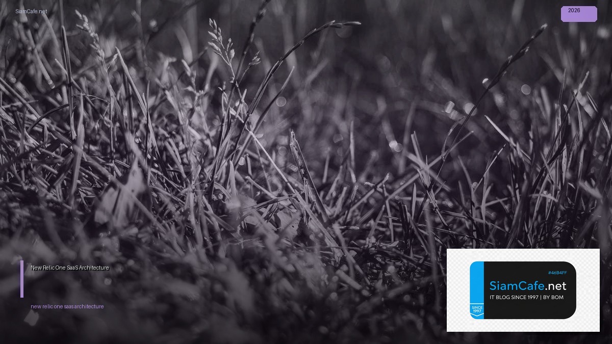 new relic one saas architecture