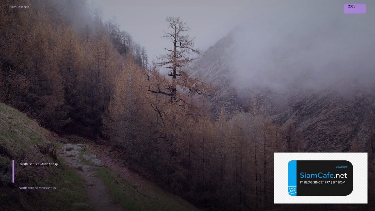 oauth 21 service mesh setup