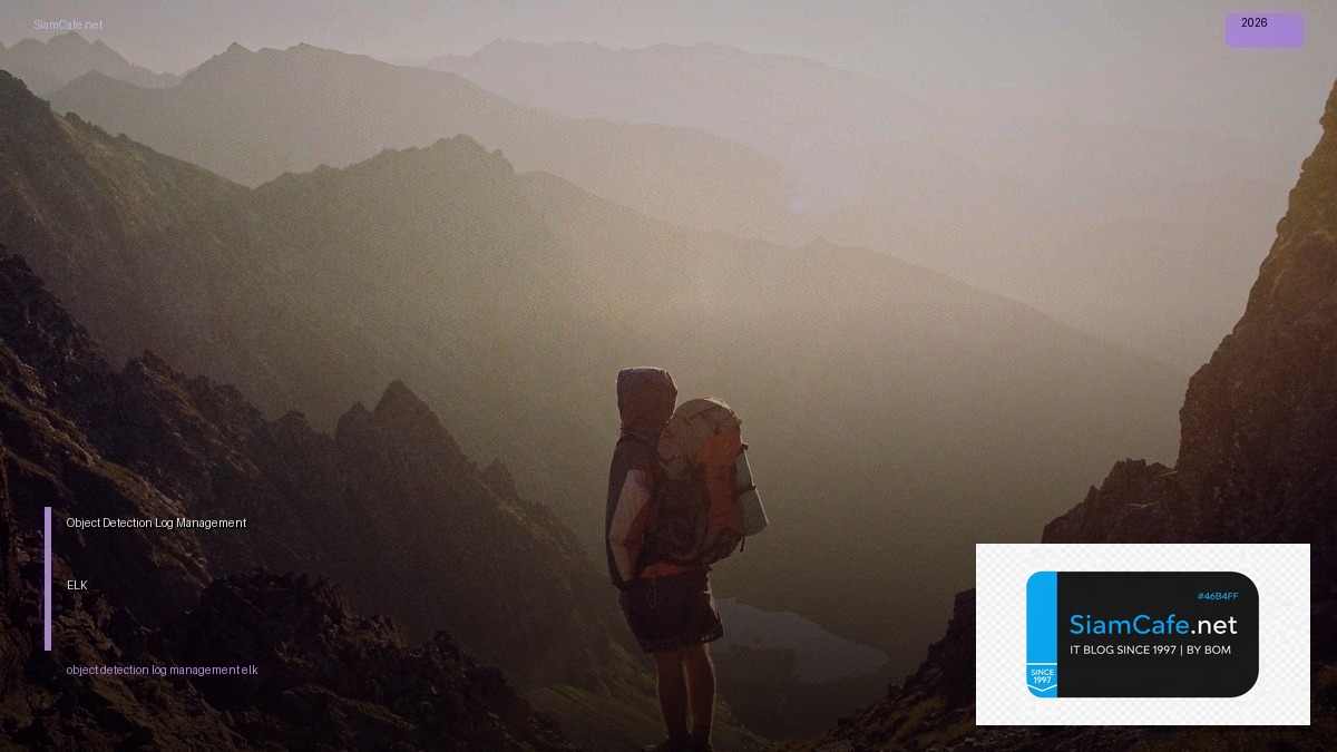 object detection log management elk