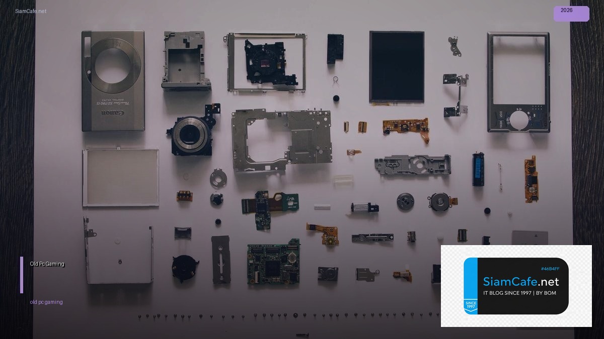 Old Pc Gaming | SiamCafe Blog