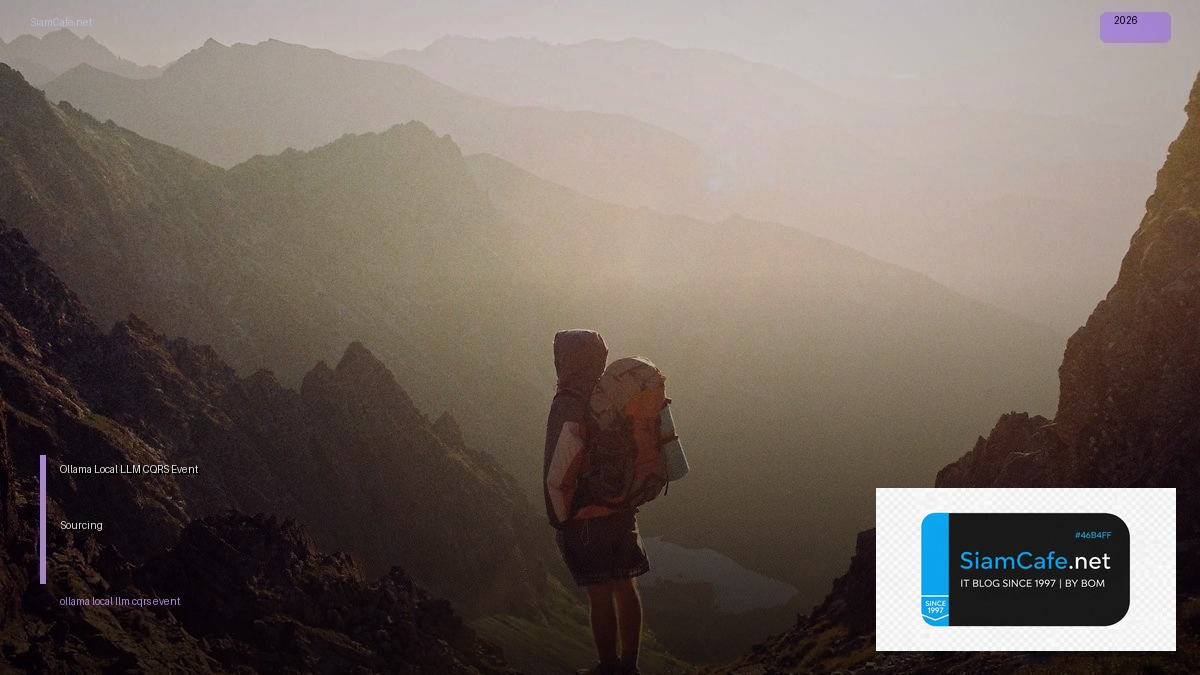 ollama local llm cqrs event sourcing