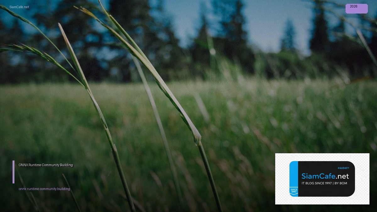 onnx runtime community building