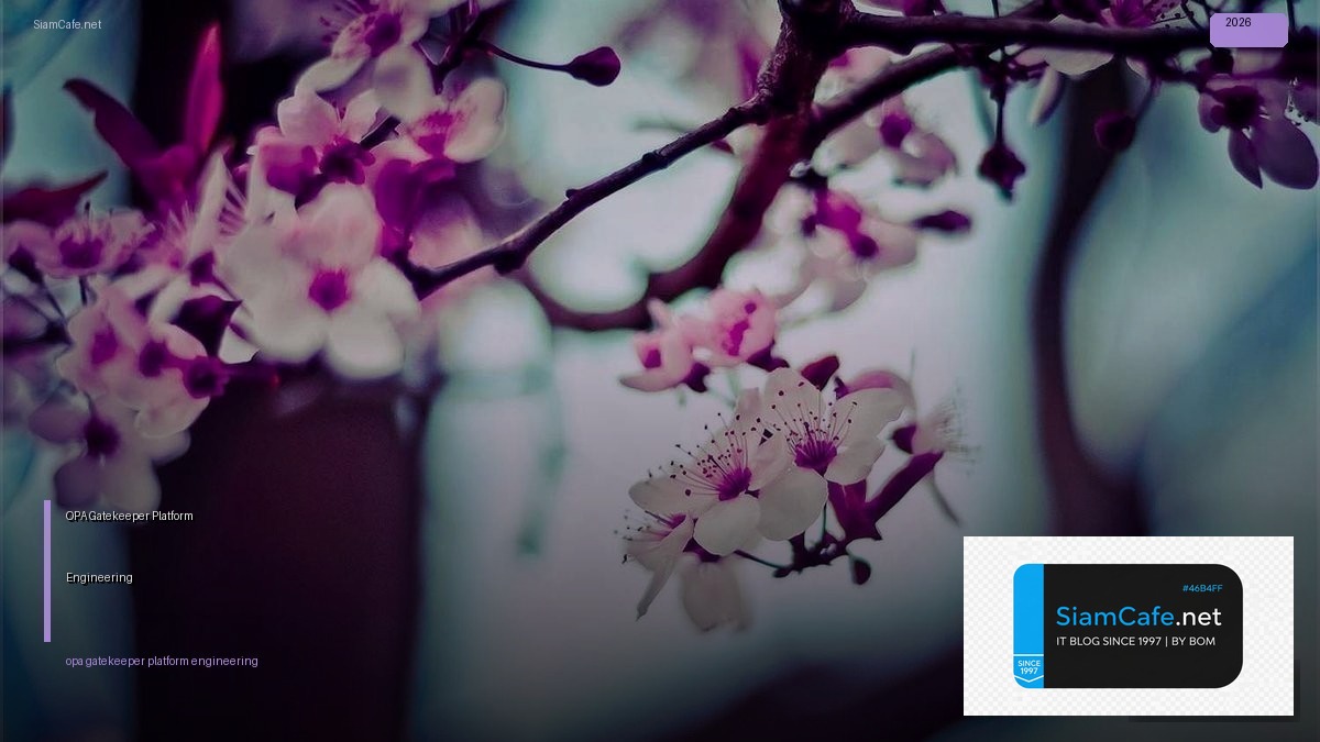 opa gatekeeper platform engineering