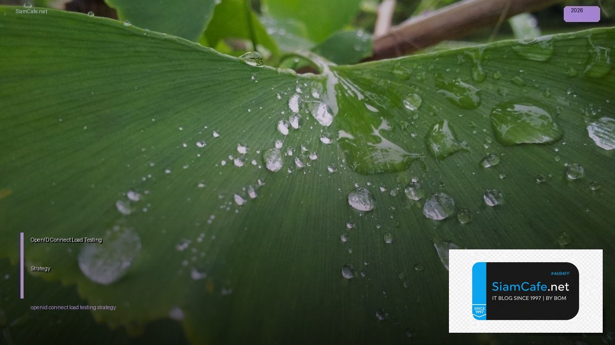 openid connect load testing strategy