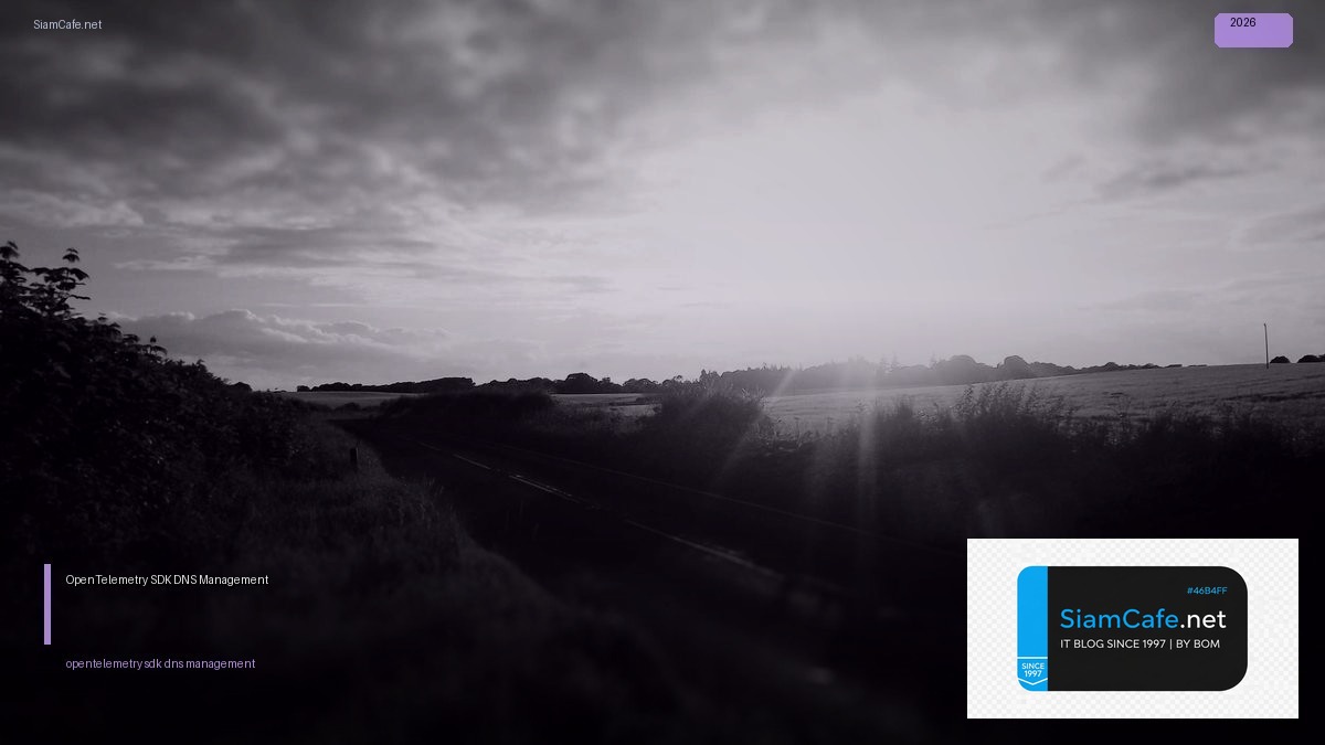OpenTelemetry SDK DNS Management — คู่มือฉบับสมบูรณ์ 2026 | SiamCafe Blog
