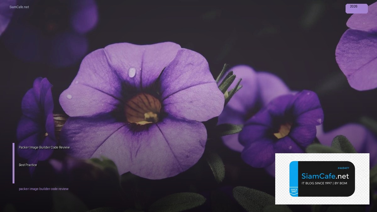 packer image builder code review best practice