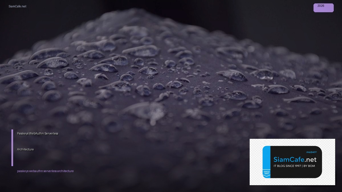 passkeys webauthn serverless architecture