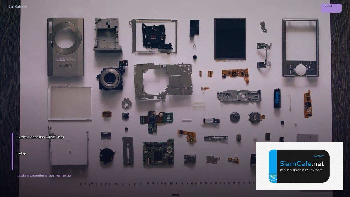 passkeys webauthn service mesh setup