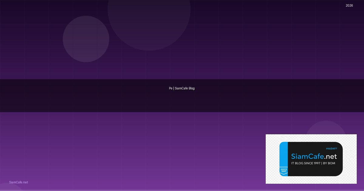 Pe คืออะไร | SiamCafe Blog