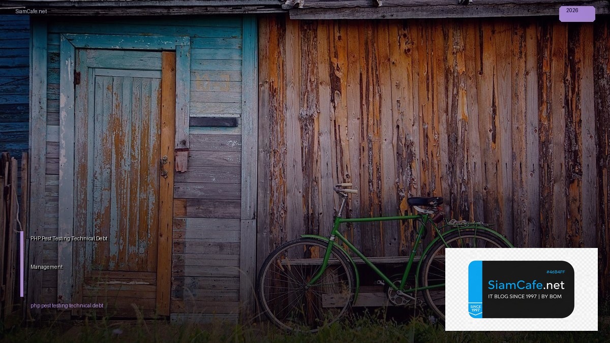 php pest testing technical debt management