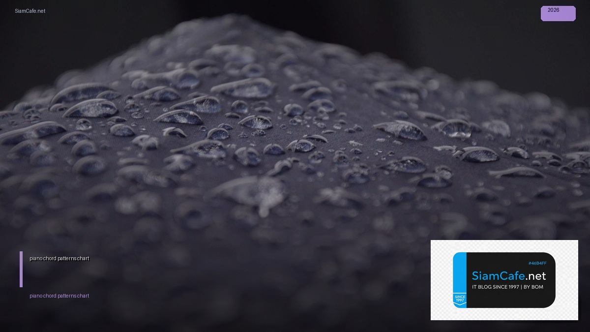 piano chord patterns chart