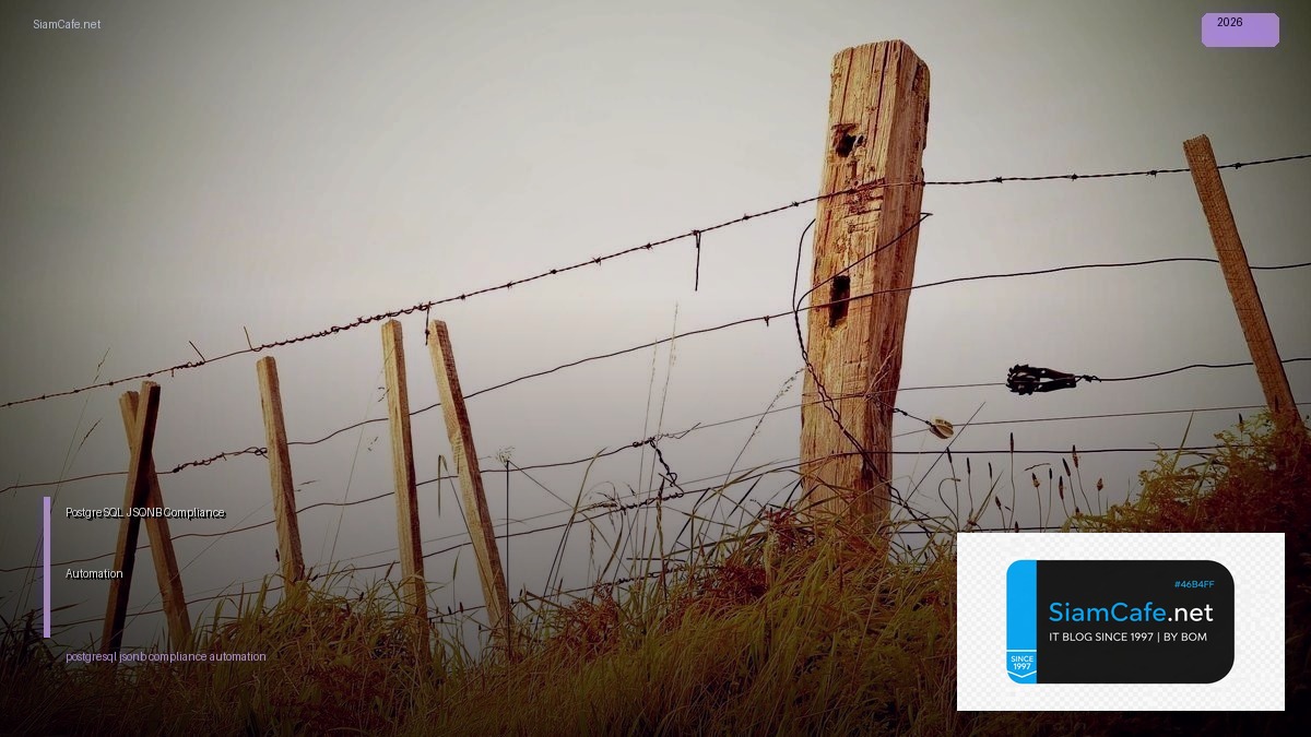 postgresql jsonb compliance automation