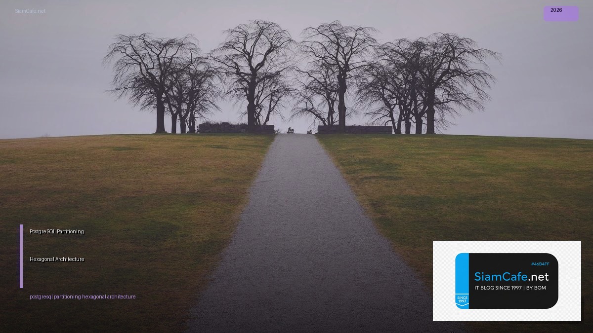 postgresql partitioning hexagonal architecture