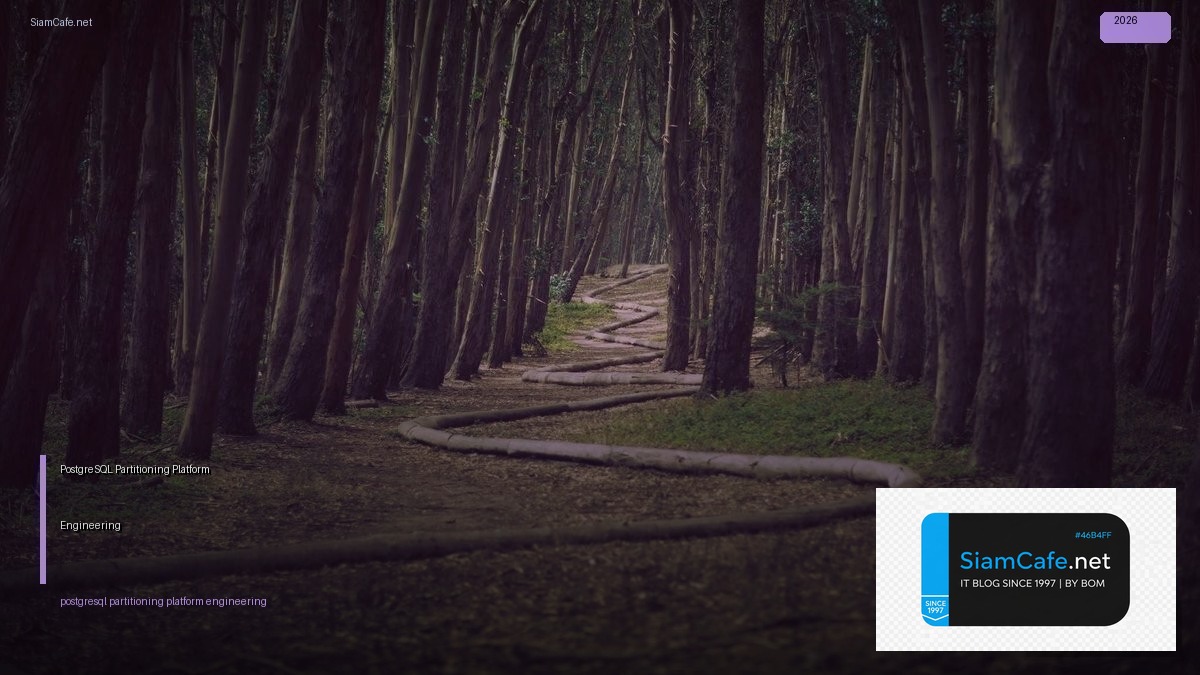 postgresql partitioning platform engineering