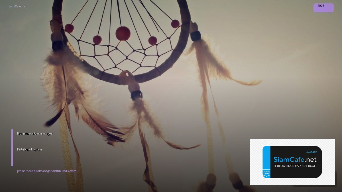 prometheus alertmanager distributed system