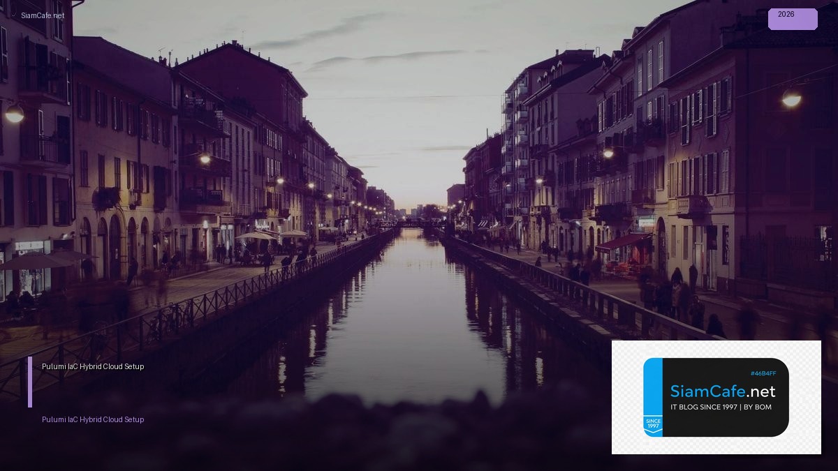 pulumi iac hybrid cloud setup