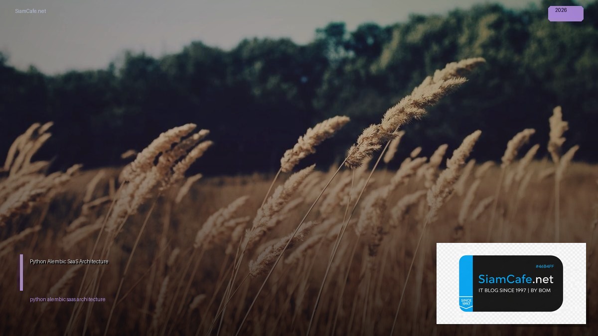 python alembic saas architecture