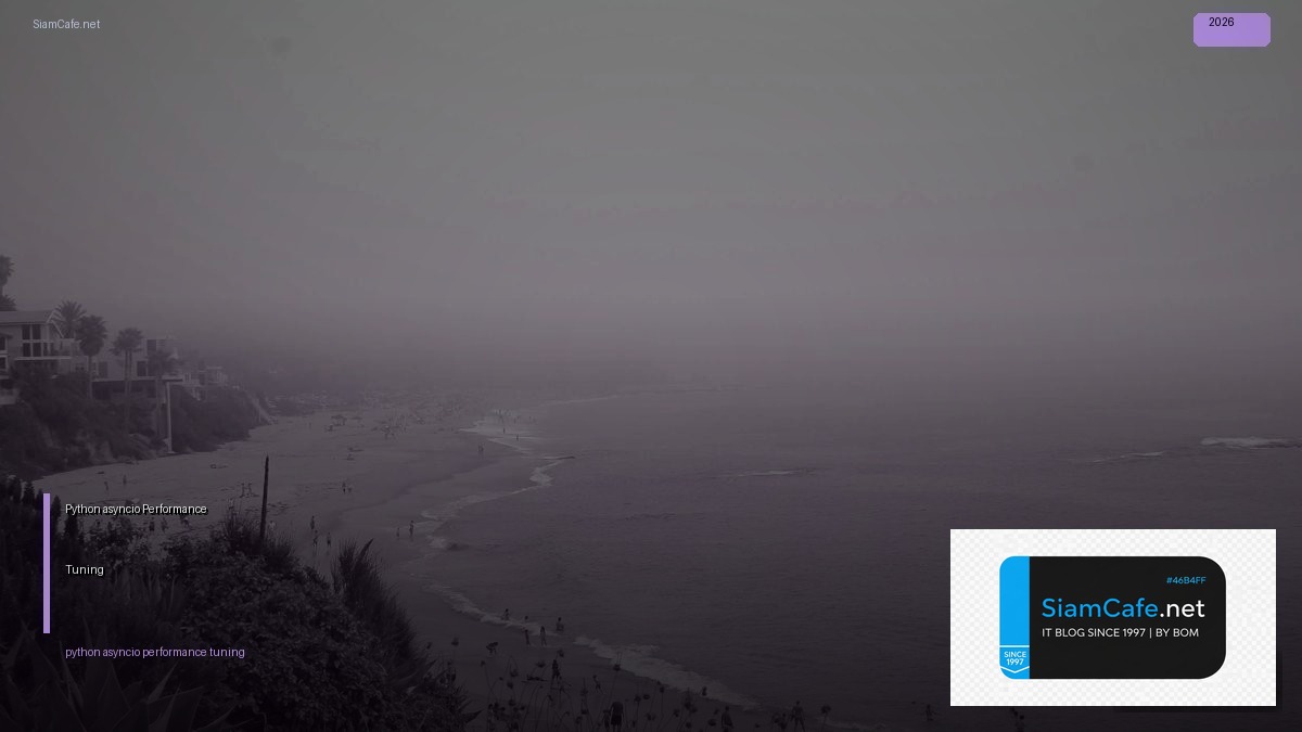 python asyncio performance tuning เพมความเรว