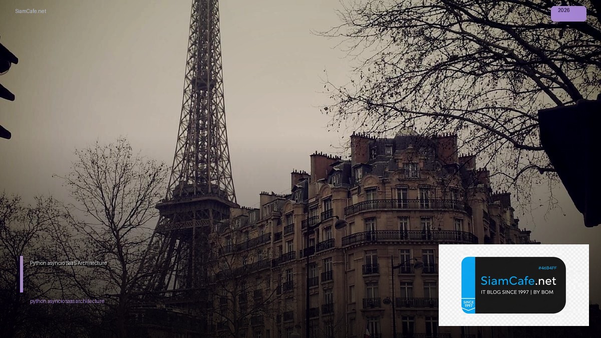 python asyncio saas architecture