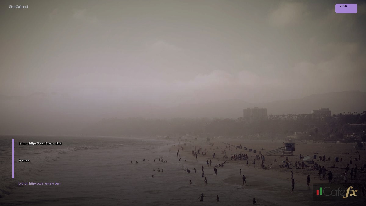 Python httpx Code Review Best Practice — คู่มือฉบับสมบูรณ์ 2026 | SiamCafe Blog