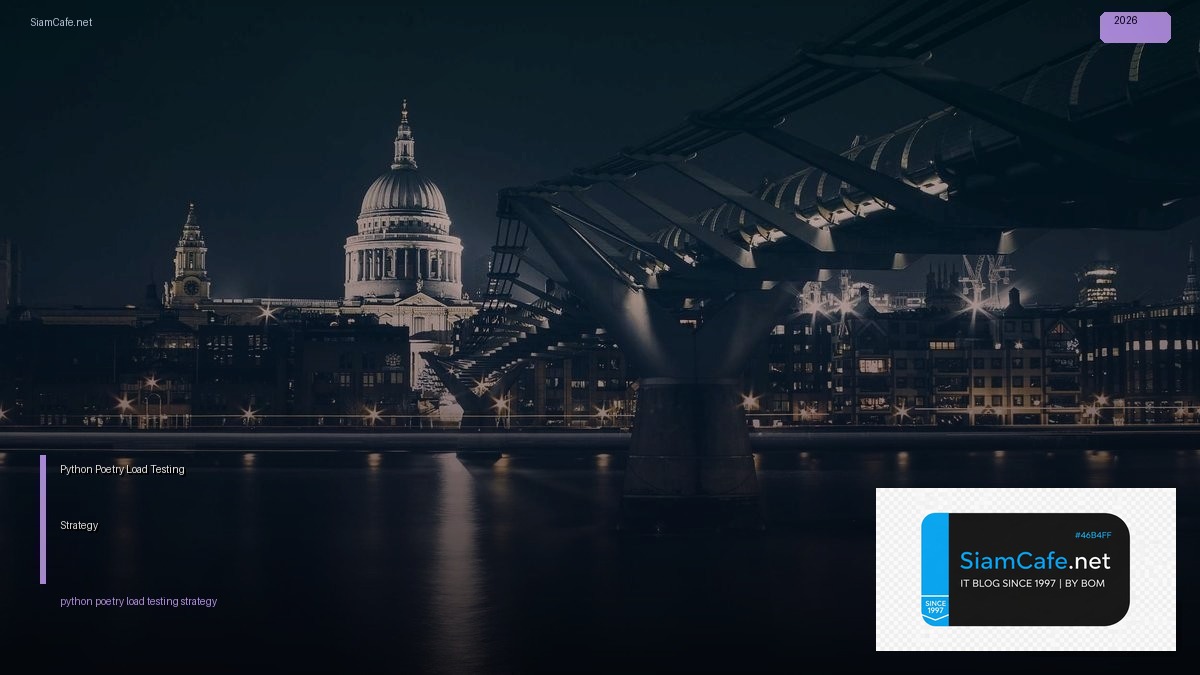 python poetry load testing strategy