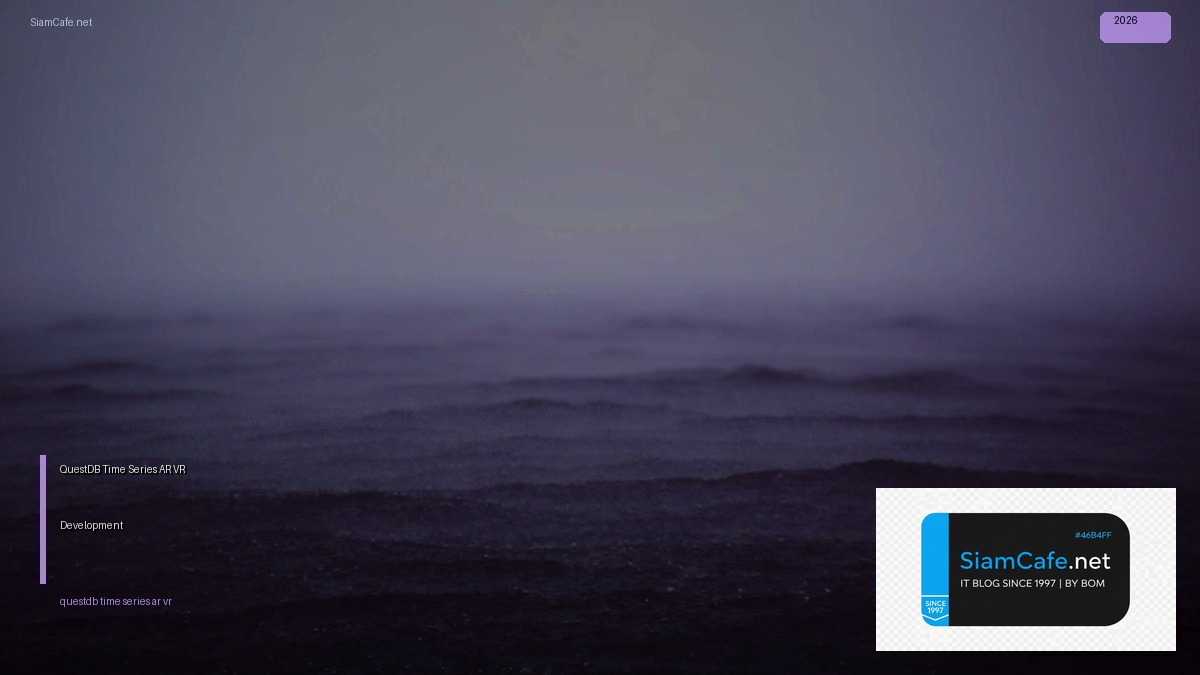 questdb time series ar vr development