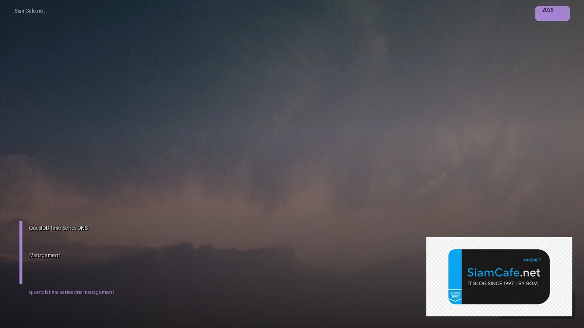 questdb time series dns management