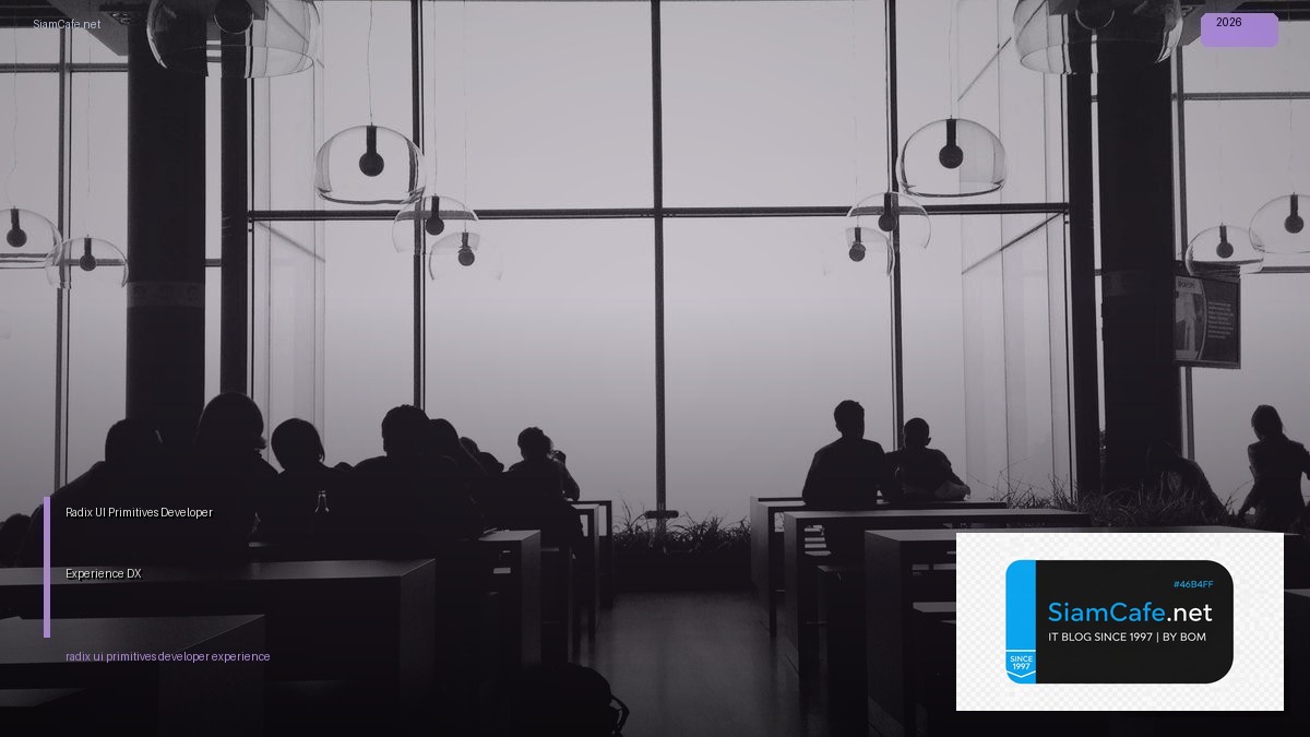 radix ui primitives developer experience dx