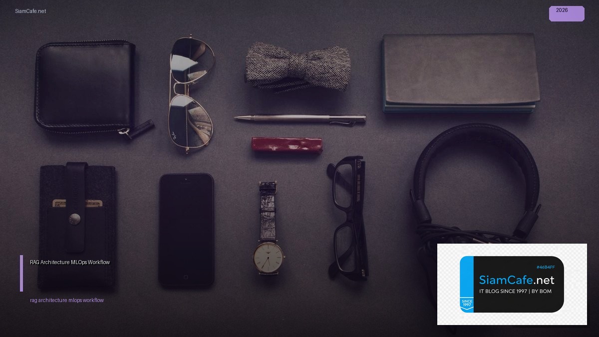 rag architecture mlops workflow