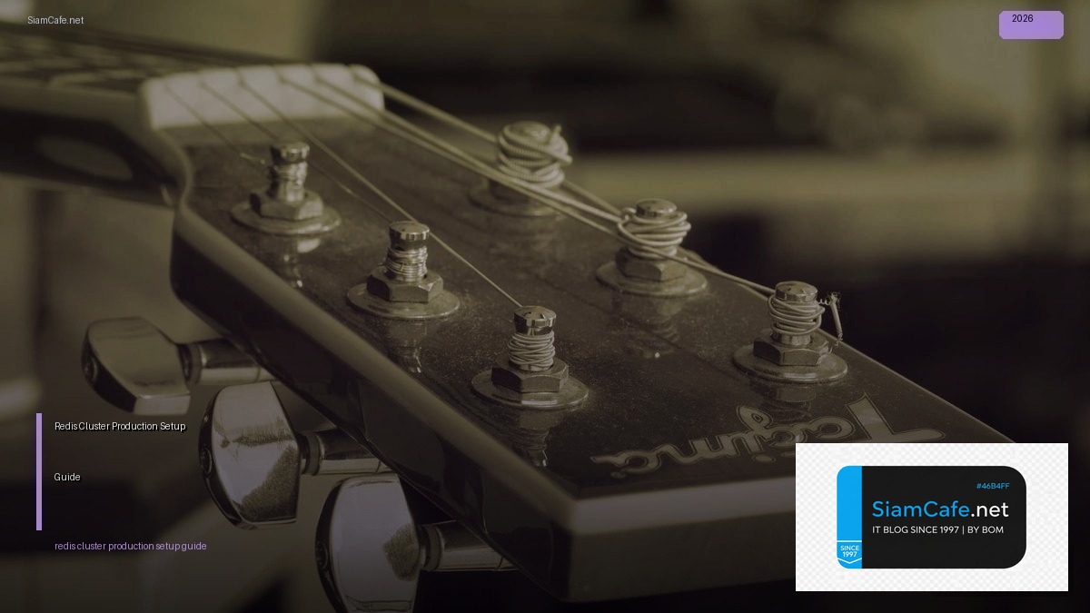 redis cluster production setup guide