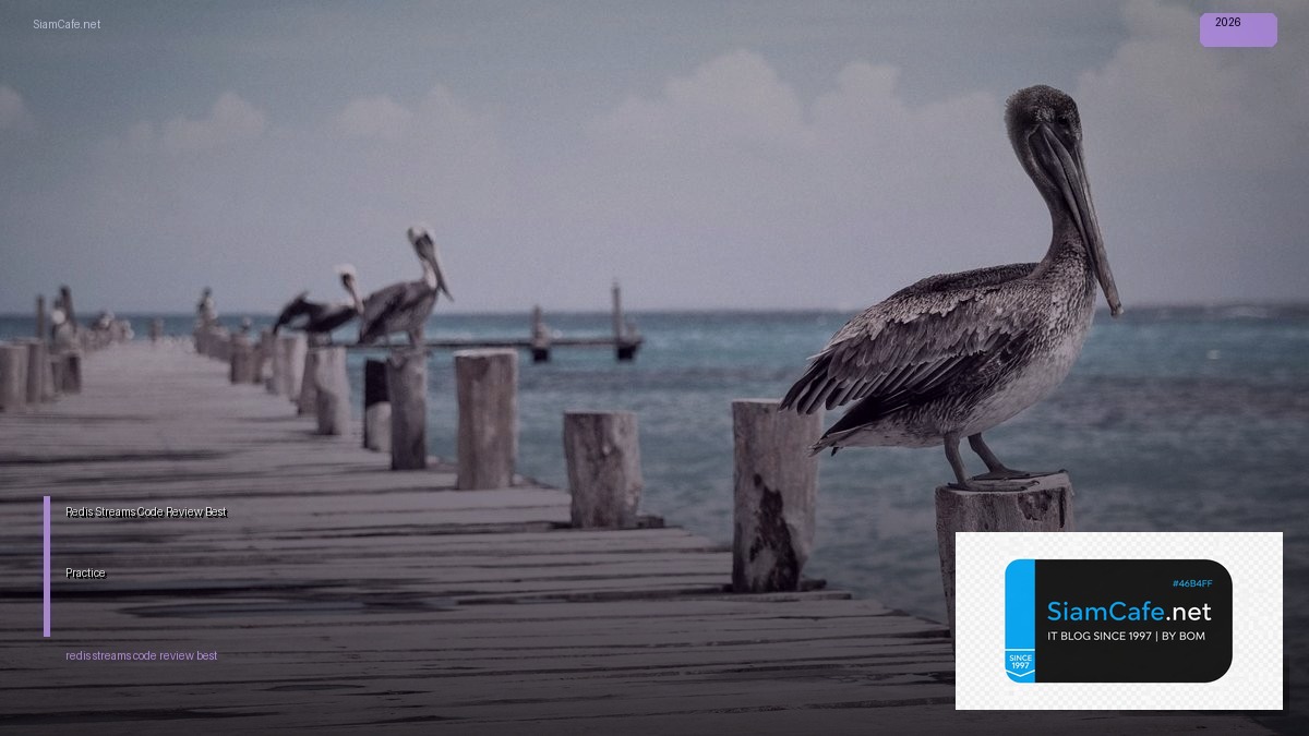 Redis Streams Code Review Best Practice — คู่มือฉบับสมบูรณ์ 2026 | SiamCafe Blog