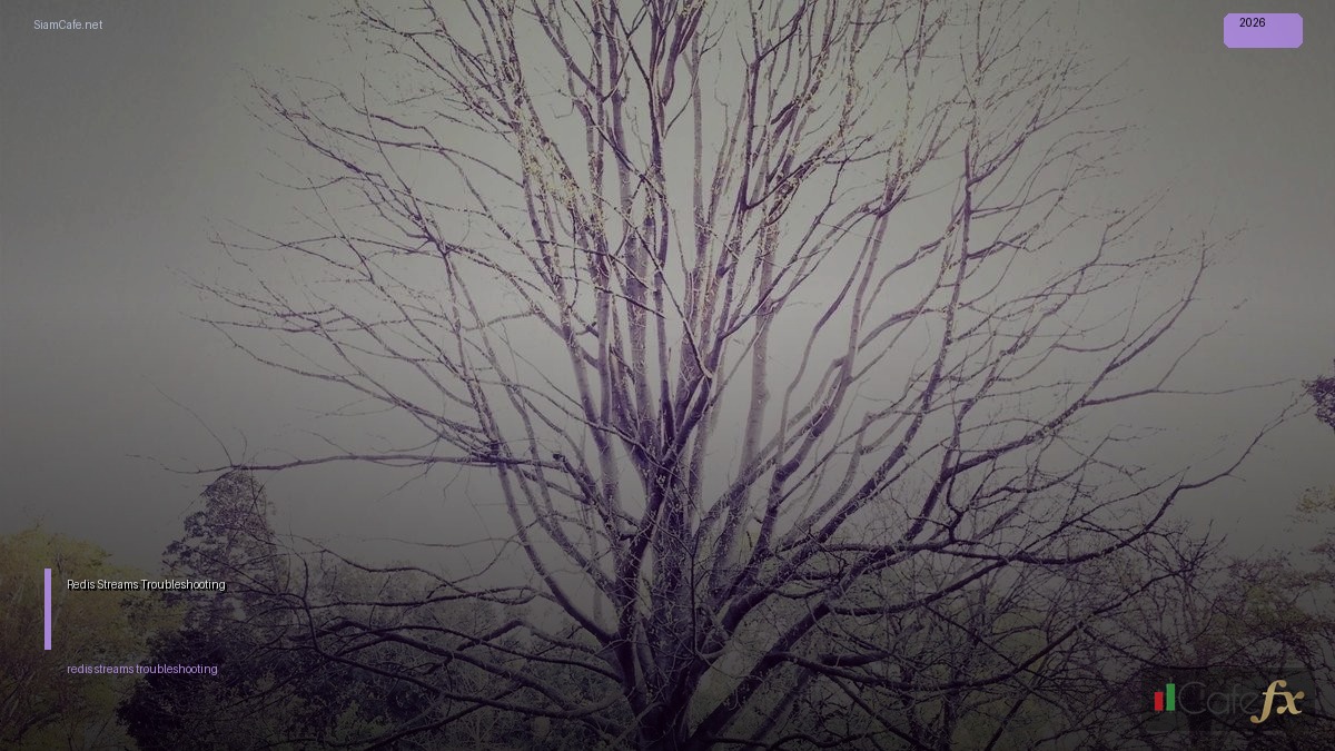 Redis Streams Troubleshooting แก้ปัญหา — คู่มือฉบับสมบูรณ์ 2026 | SiamCafe Blog