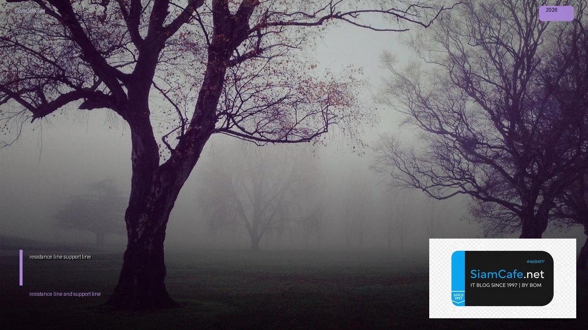 resistance line and support line — วิธีตั้งค่าและใช้งานจริงพร้อมตัวอย่าง