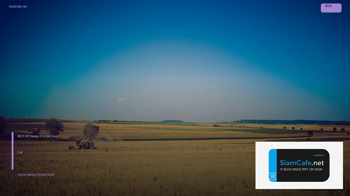 rest api design finops cloud cost