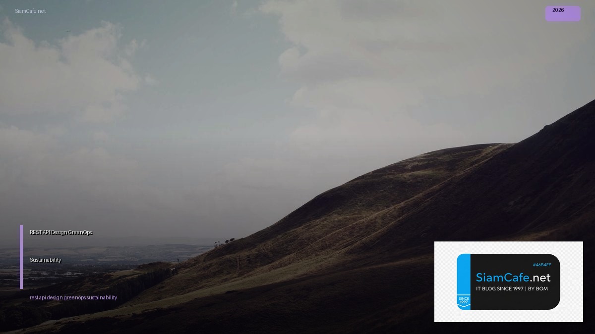rest api design greenops sustainability