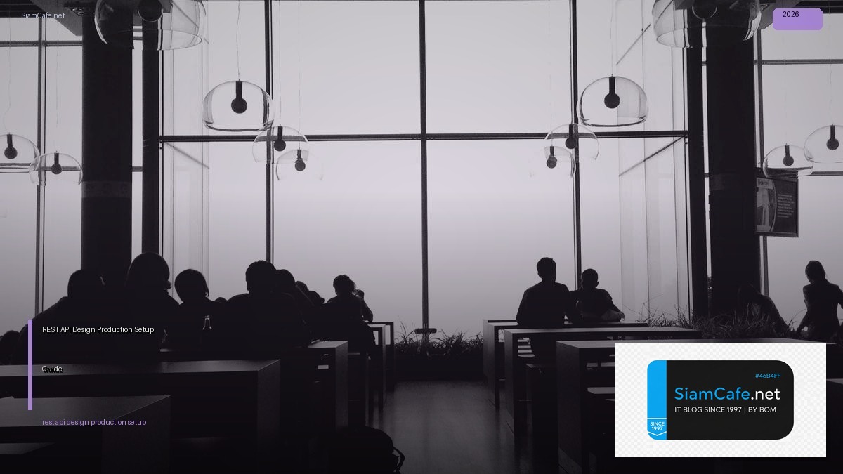 rest api design production setup guide